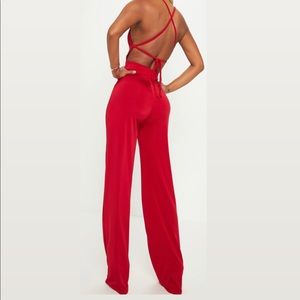Beautiful red Jumpsuit PRETTY LITTLE THING